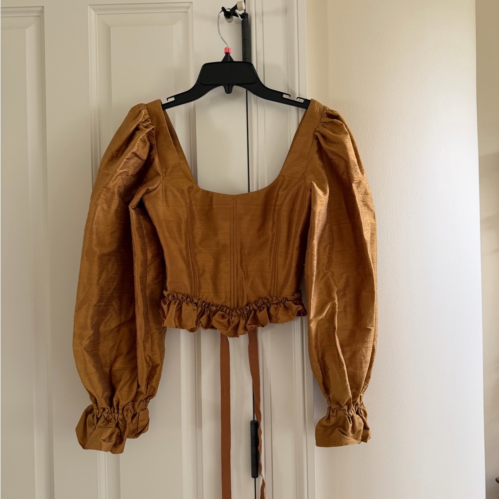 Louise New York Gold Sophia Corset Top